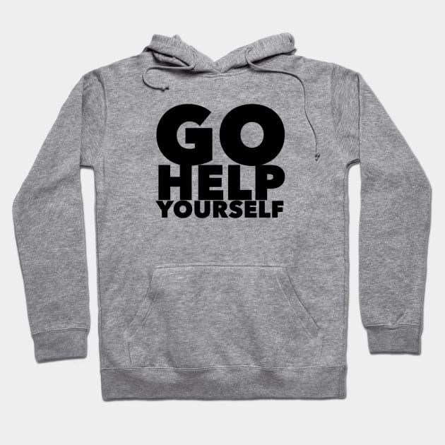 GHY Logo LARGE Hoodie by Go Help Yourself Podcast